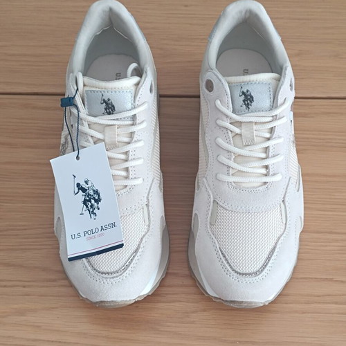 U.S. Polo Assn. Chunky Sneakers Vicky001 new, beige/powder pink, size 38