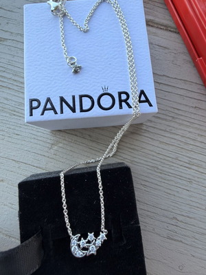 Pandora necklace, silver