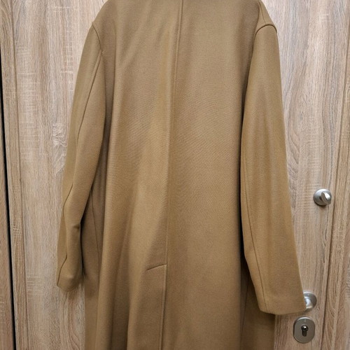 Zara brown wool and cashmere coat XL