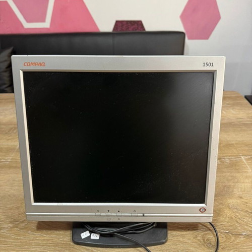 HP Compaq LA1501 15" LCD Monitor used, ideal for office and POS