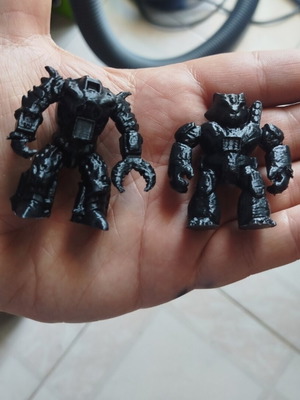 Τίγρης και Καβούρας Beasts φιγούρες καινούργιες, 3D εκτύπωση σετ