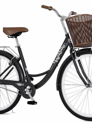 Ποδήλατο πόλης με καλάθι Bike Olanda 26'' Μαύρο