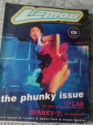 Lemon music magazine issue 7 December 1996 used, electronic and rave culture