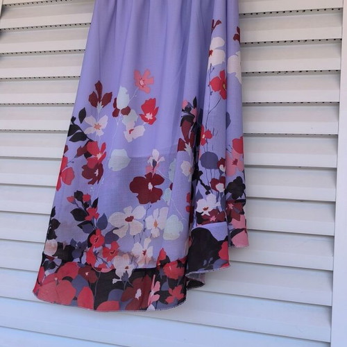 Lumina Asymmetric Floral Dress One Shoulder Small like new