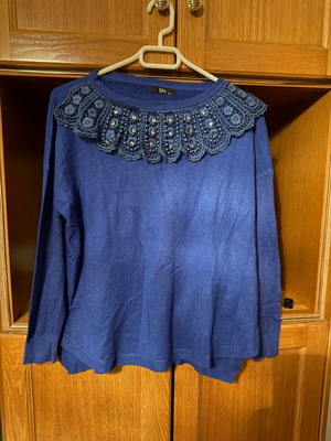 Blue blouse with stones new