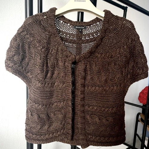 Massimo Dutti summer cardigan like new, brown, size S