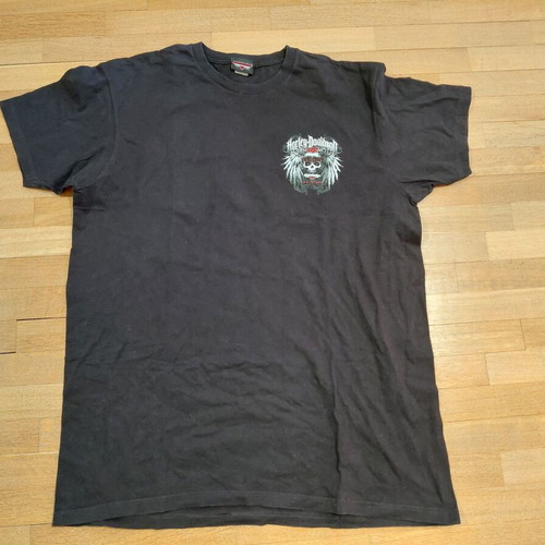Harley Davidson Las Vegas Cafe Skull Shirt size L used, black