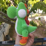 Knitted Little Hero handmade amigurumi made to order