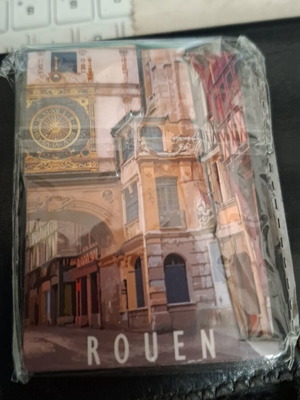 3D souvenir magnet with Rouen Normandy theme