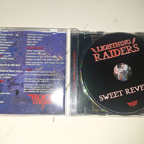 Lightning Raiders Sweet Revenge CD like new, punk