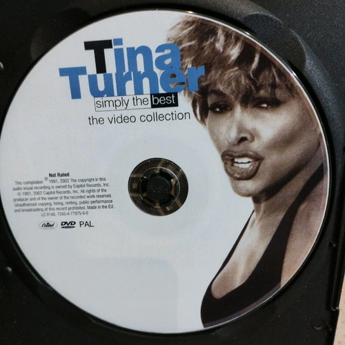 Tina Turner Simply The Best DVD used, rock