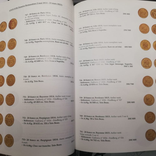 Coin auction catalogs like new, set of 2