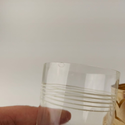 USSR Gorki Tea Glass Holder with Glass used, chip on rim