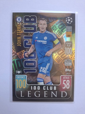 Topps Match Attax Champions League 2021-22 John Terry 100 Club Legend Card New