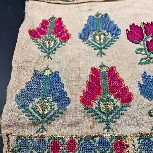 Traditional Chevres Antique with Handmade Embroidery (1.80 x 0.40 m)
