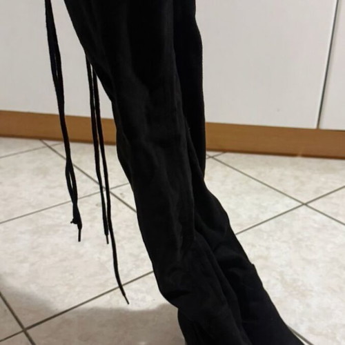 Caprice over-the-knee black boots size 38.5, like new