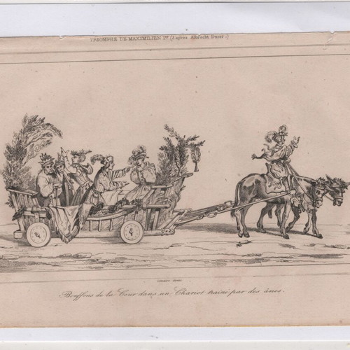Engravings pack of 12 from 1810 book, Germanic theme, like new