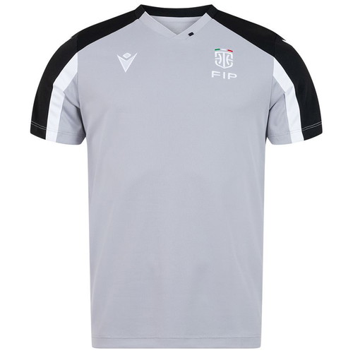 Macron Italy National Basketball Shirt new 3XL gray black
