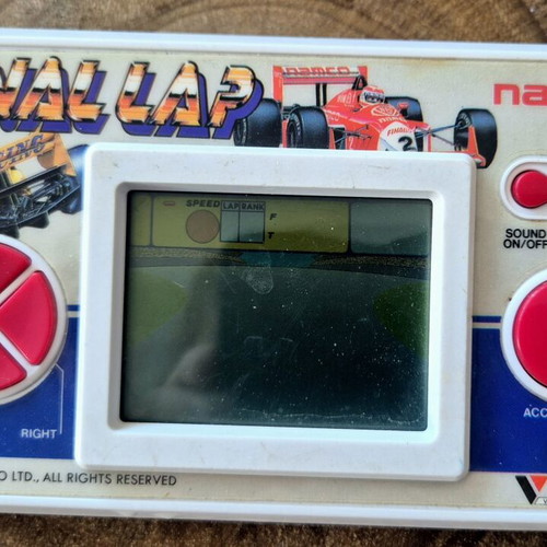 Namco Videogame Rally Final Lap used, 1987 racing