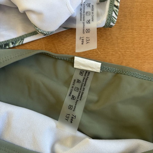 Teen swimwear set, size 13 years