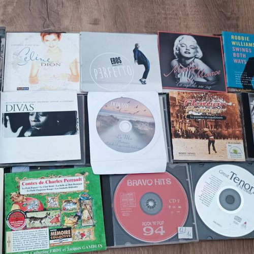 62 foreign music CDs, bundle
