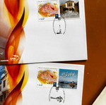 First Day Cover Envelopes with Olympic Flame Passage from Greek Cities