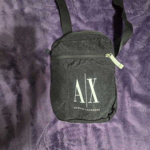 Armani Exchange shoulder bag black 24x20x4 cm