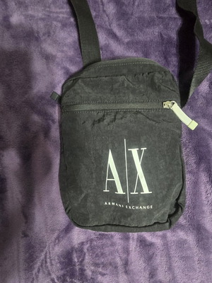 Armani Exchange shoulder bag black 24x20x4 cm