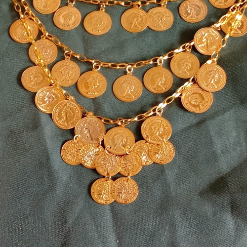 Handmade necklaces set of two, new, copper and zinc