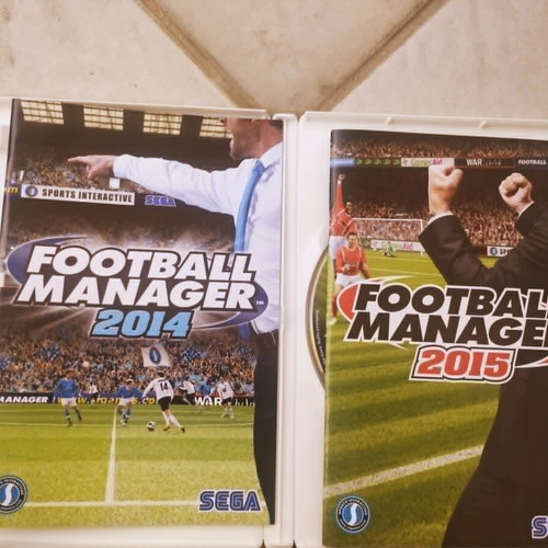 Football Manager 2014 and 2015 PC games used