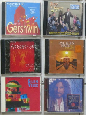 Rock and soul music CDs used collection