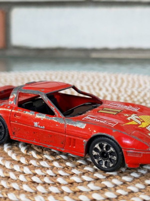 Bburago Chevrolet Corvette C4 Budweiser Racing 1:43 μεταχειρισμένο μεταλλικό αυτοκινητάκι