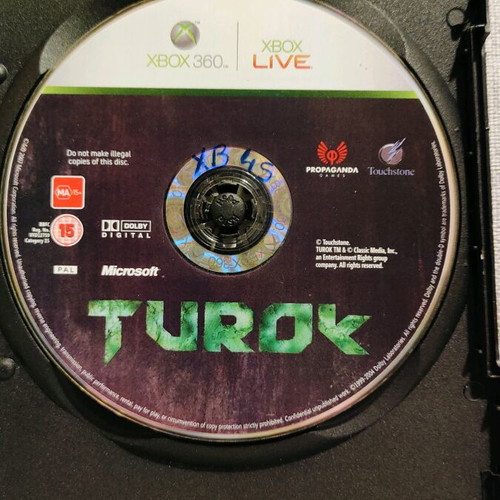 Turok Xbox 360 used in very good condition