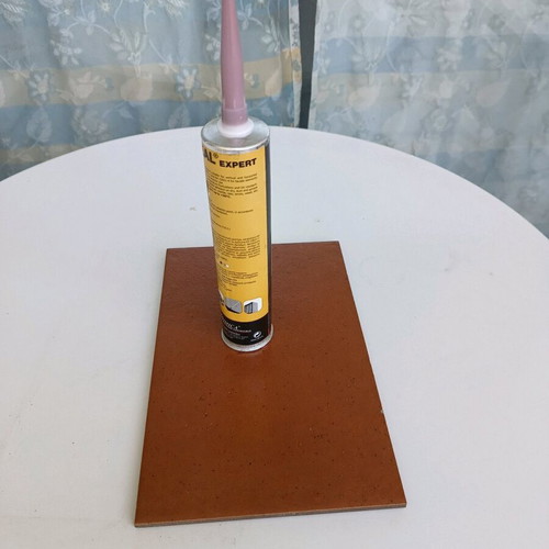 AlChimica Hyperseal Expert mastic used, terracotta shade