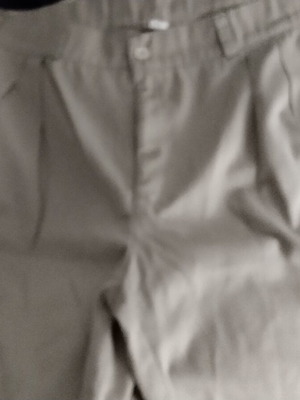 Men's fabric pants size XXL like new, black and beige, set of 3