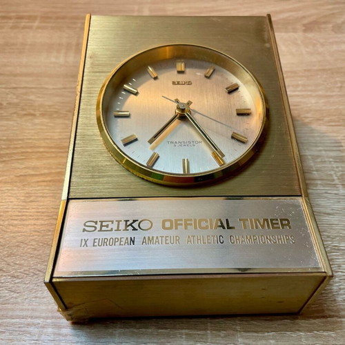 Seiko Vintage Table Clock like new