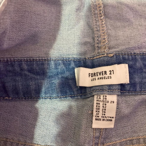 Denim salopette unused, size 42, excellent condition
