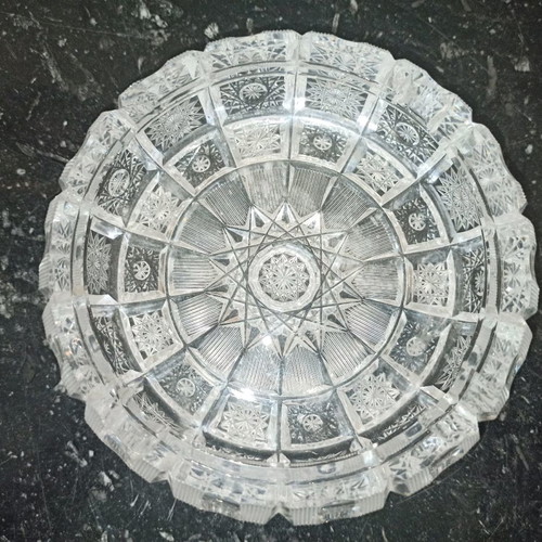 Crystal ashtray Taigé Czech Republic like new
