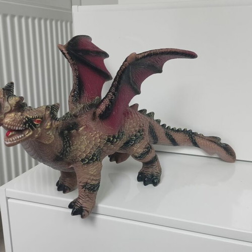 Large dragon with sound new, 56 cm length, 30 cm height