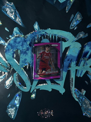 Antonio Silva Panini Prizm FIFA Soccer Pink Pulsar Last Print card brand new