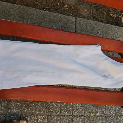 Zara Kids παιδικό αθλητικό παντελόνι με φαρδιά γραμμή μεταχειρισμένο, μέγεθος 11-12 ετών, ανοιχτό γκρι