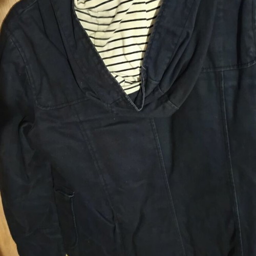 Stradivarius navy blue outerwear like new, size M