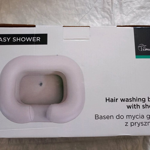 Inflatable hair washing basin like new for home care