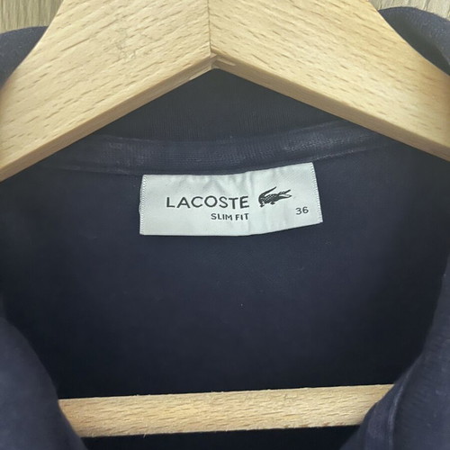 Lacoste women's polo shirt size 36 slim fit like new, blue