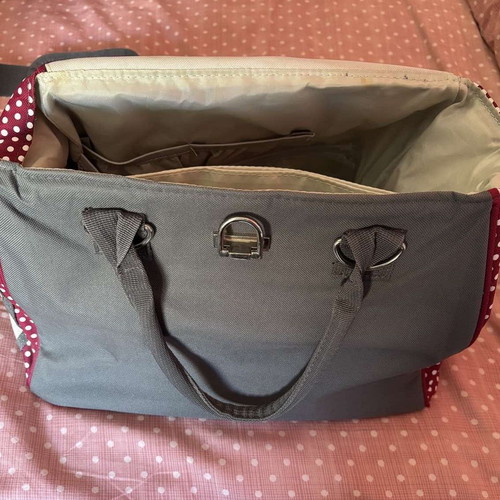 Babymoov Baby Chic changing bag used with accessories