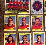  19 μονα χαρτακια Πανιώνιου απο την συλλογή Ποδόσφαιρο 1998 της Πανινι