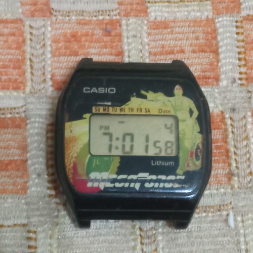 Casio F-10 Megaforce watch used, rare and functional