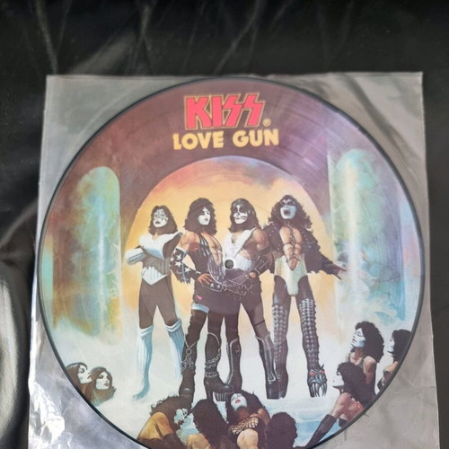 KISS Love Gun picture disk used, rock