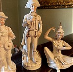  4 Vintage Αγαλματίδια Πορσελάνη