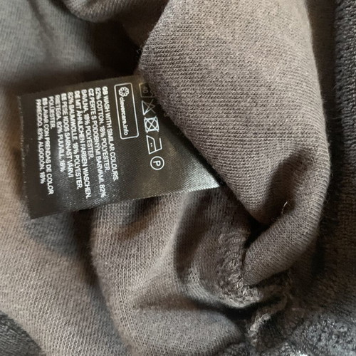 H&M Oversize Shirt Towel Style, New, Black and Grey